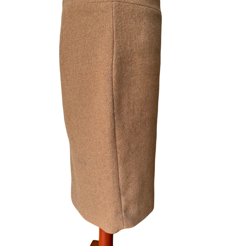 J Crew Women’s Elegant Tan Wool Blend Pencil Skirt Size 2 - Picture 5 of 8